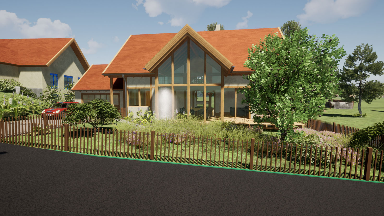 Holzskeletthaus in Waldershof